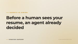 Before a human sees your resume, an agent already decided
