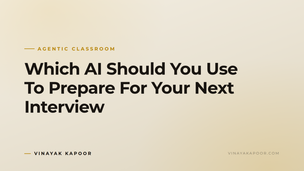 Which AI Should You Use To Prepare For Your Next Interview