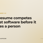 Your resume competes against software before it reaches a person