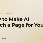 How to Make AI Watch a Page for You