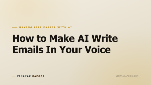 How to Make AI Write Emails In Your Voice
