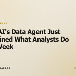 OpenAI's Data Agent Just Redefined What Analysts Do This Week
