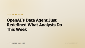 OpenAI's Data Agent Just Redefined What Analysts Do This Week
