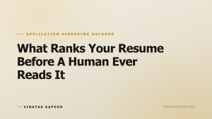 What Ranks Your Resume Before A Human Ever Reads It
