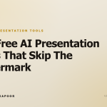 The Free AI Presentation Tools That Skip The Watermark
