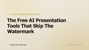 The Free AI Presentation Tools That Skip The Watermark
