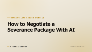 How to Negotiate a Severance Package With AI